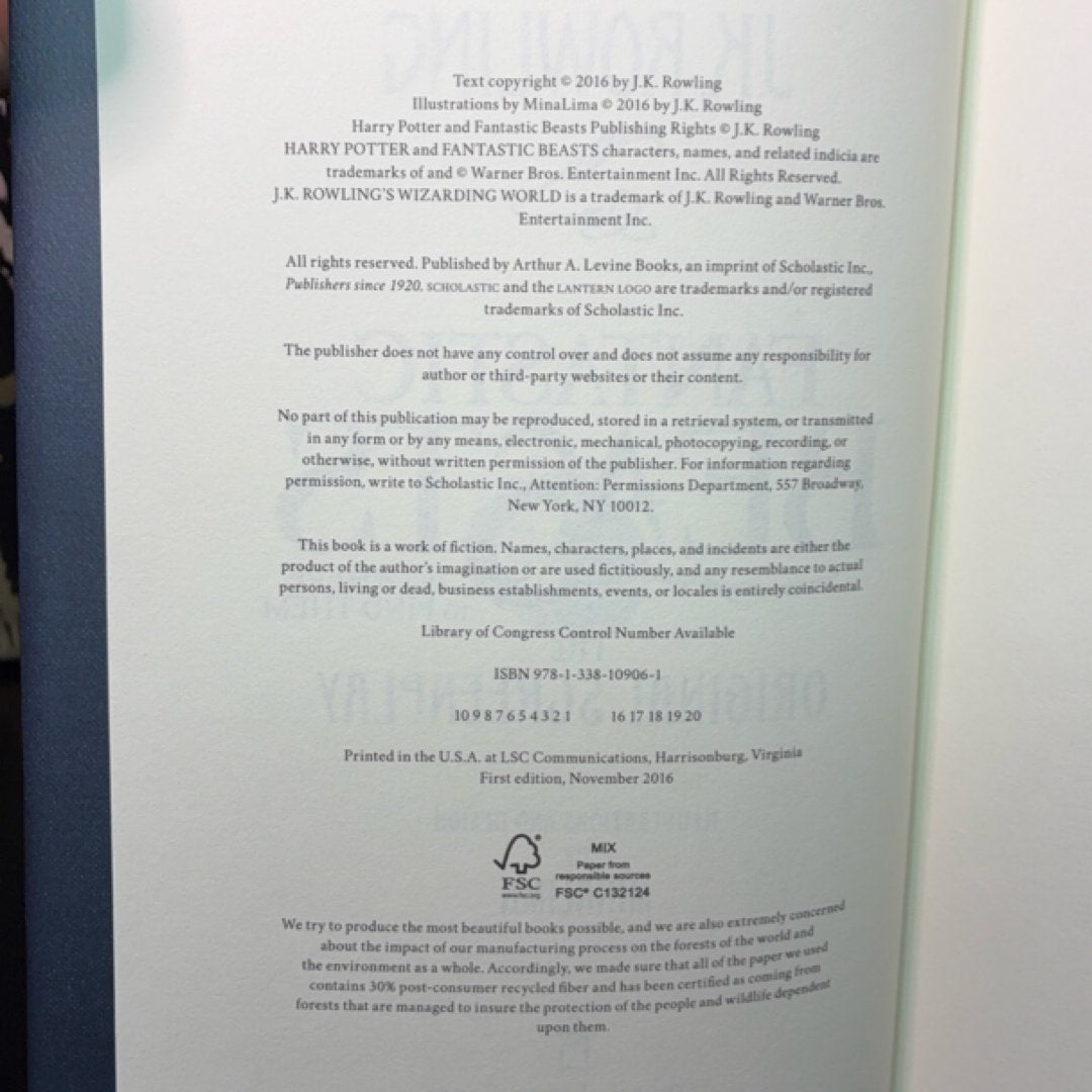 Fantastic Beasts and Where to Find Them: The Original Screenplay exact copy — photo 7