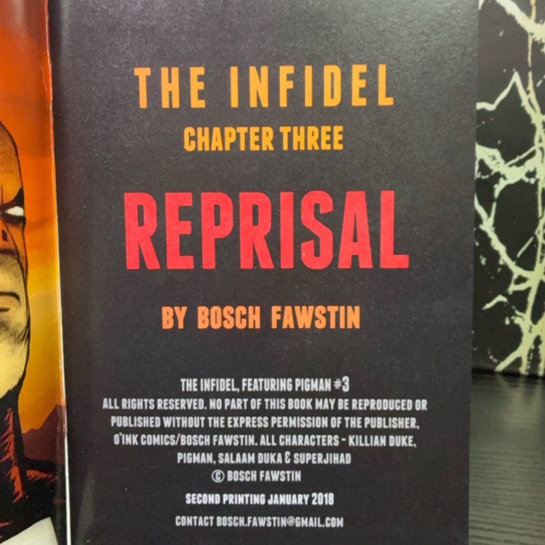 The Infidel, Featuring Pigman #3: Reprisal exact copy — photo 3