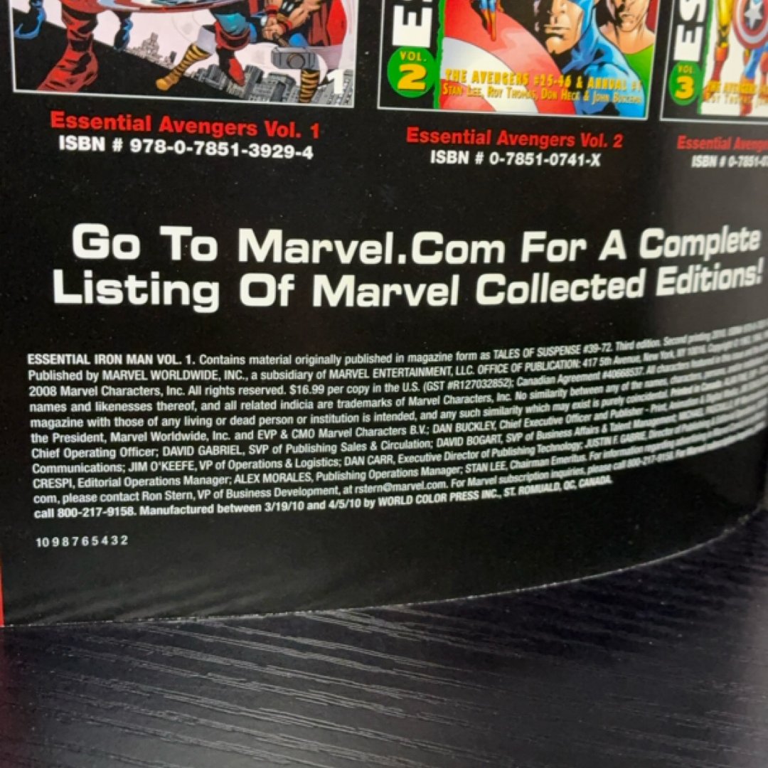 Essential Iron Man, Vol. 1 exact copy — photo 8
