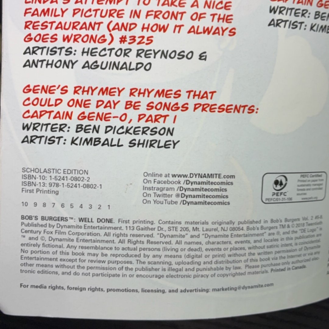 Bob's Burgers: Well Done exact copy — photo 7