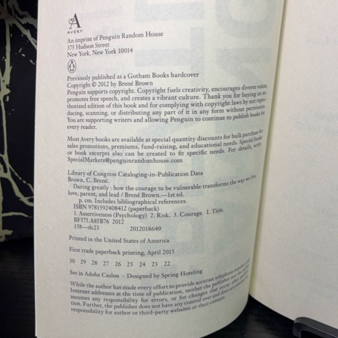 Daring Greatly exact copy — photo 7