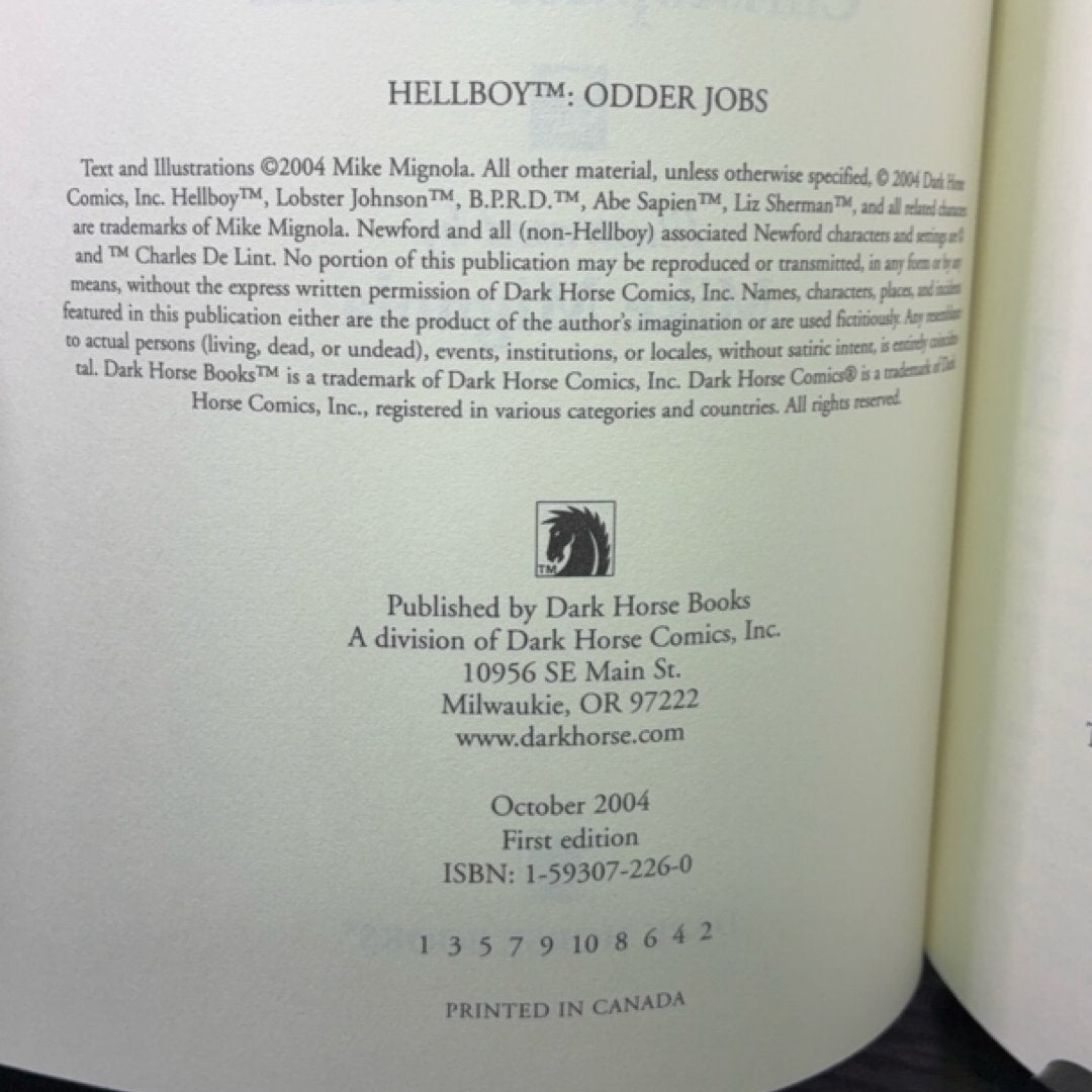 Hellboy: Odder Jobs exact copy — photo 8