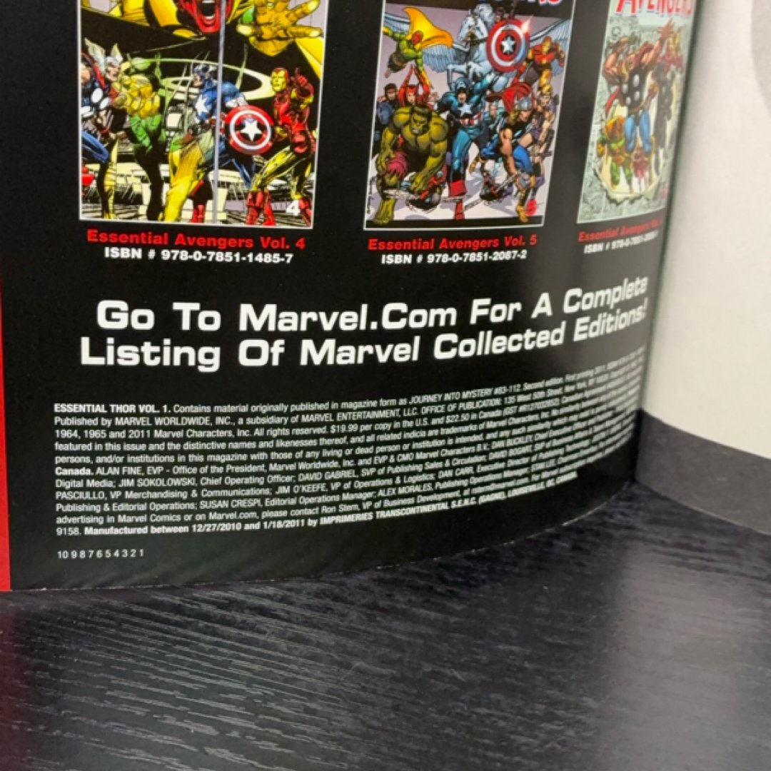 Essential Thor, Vol. 1 exact copy — photo 8