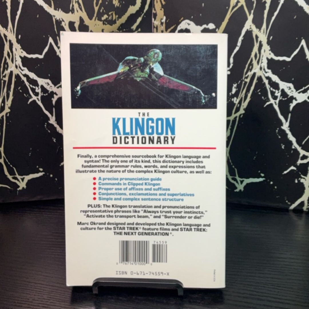 The Klingon Dictionary exact copy — photo 3