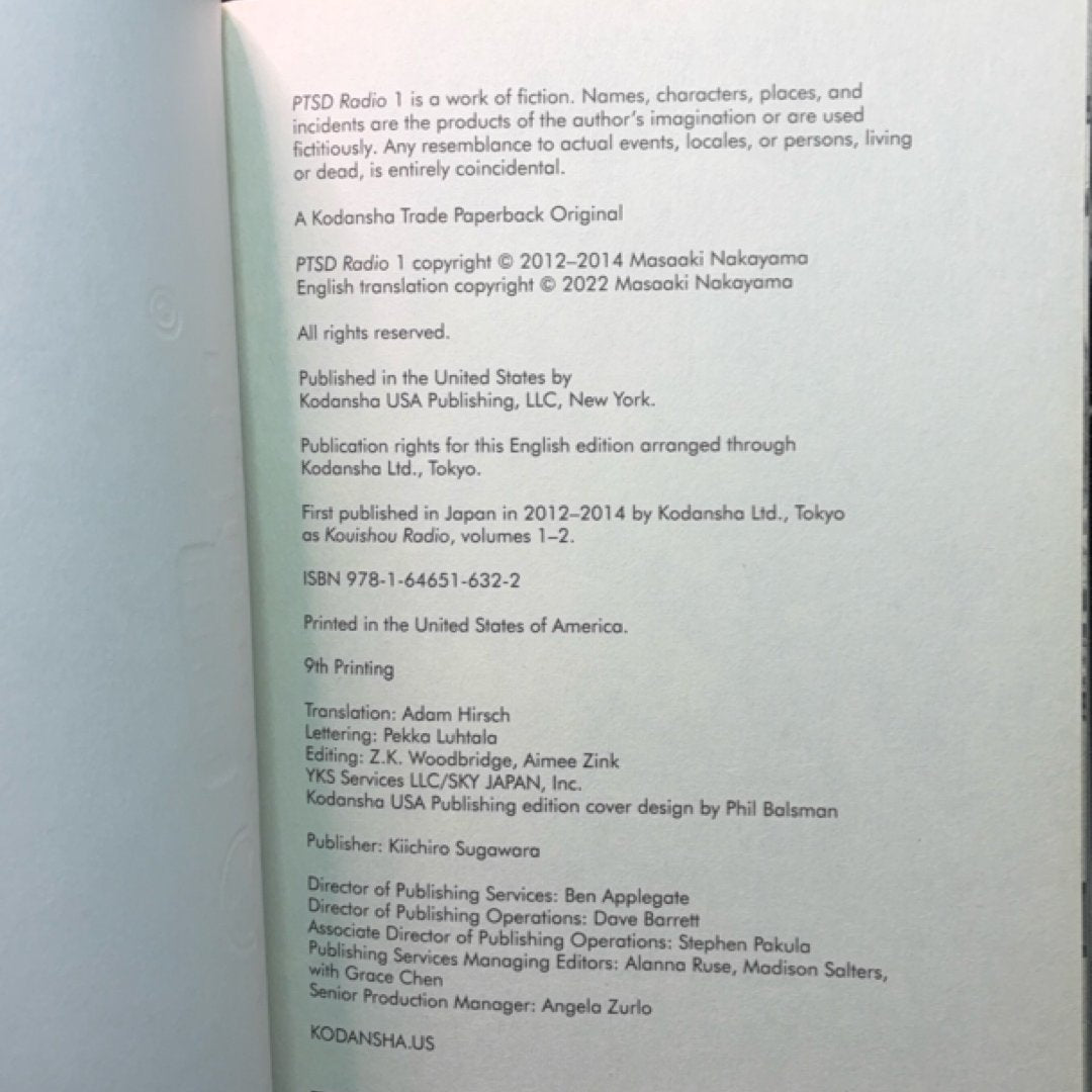 PTSD Radio Omnibus 1 (Vol. 1–2) by Masaaki Nakayama — photo 7
