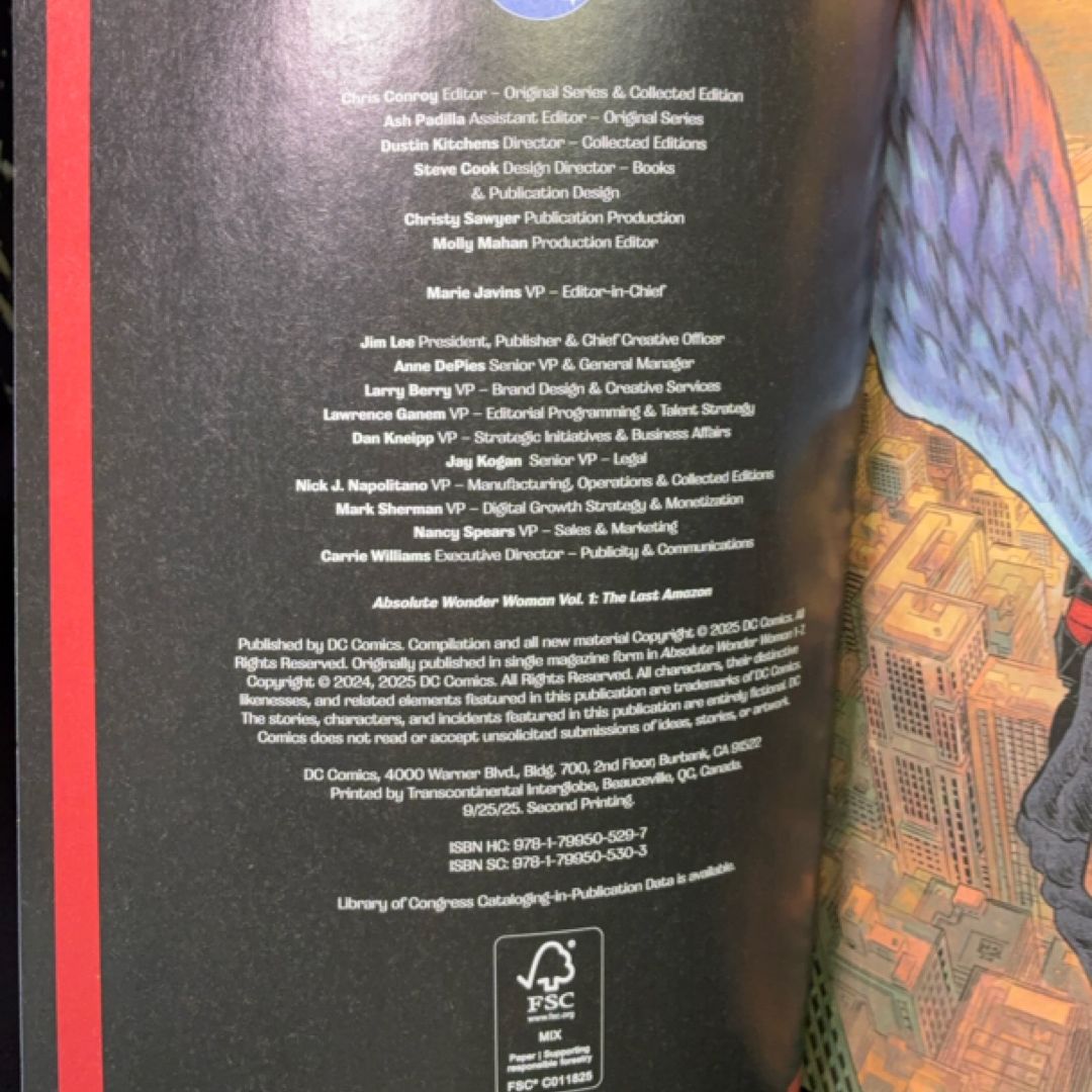 Absolute Wonder Woman Vol. 1: The Last Amazon exact copy — photo 7