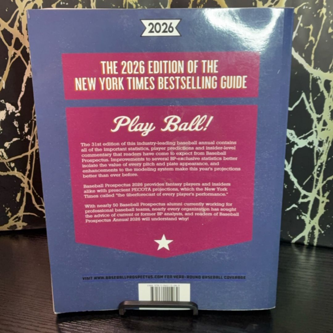Baseball Prospectus 2026 exact copy — photo 3