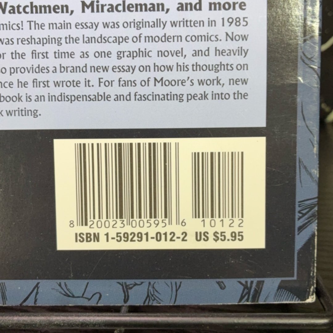 Alan Moore's Writing for Comics exact copy — photo 3