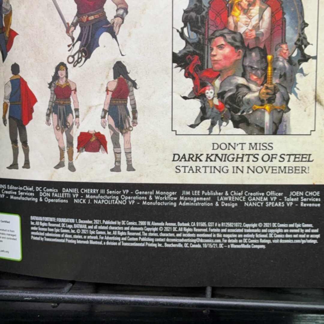 Batman/Fortnite: Foundation #1 exact copy — photo 3