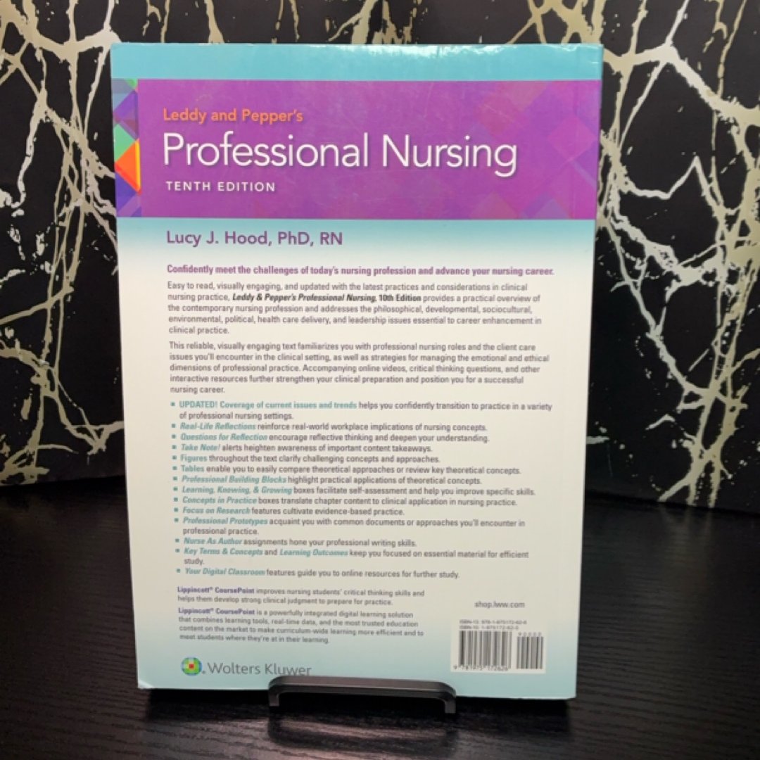 Leddy & Pepper's Professional Nursing, 10th Edition exact copy — photo 3