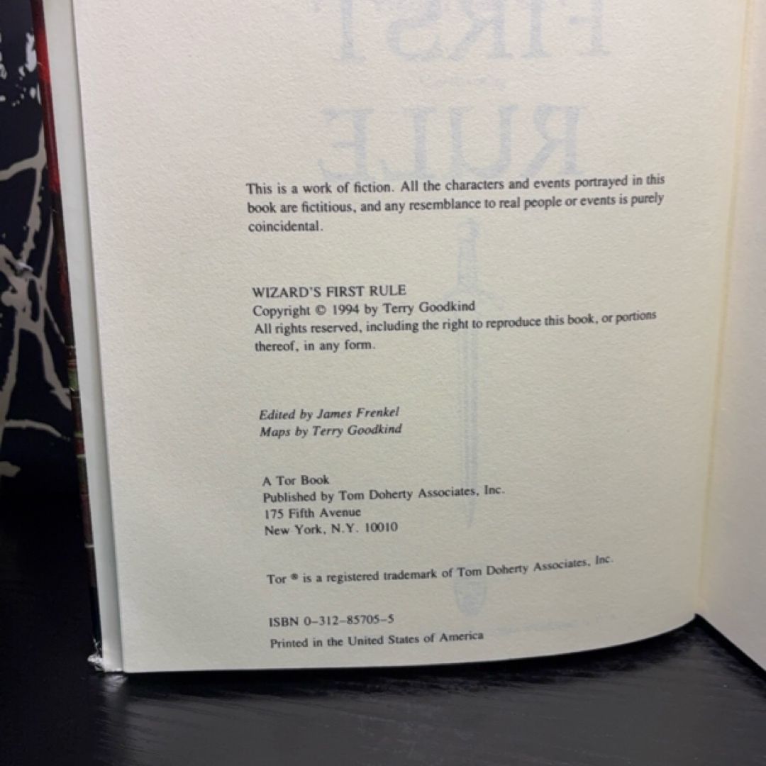 Wizard's First Rule exact copy — photo 7