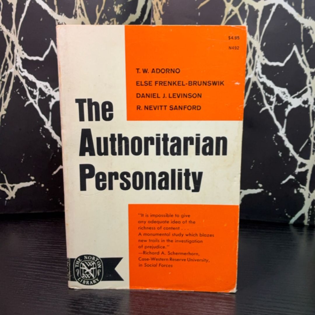 The Authoritarian Personality exact copy — photo 1