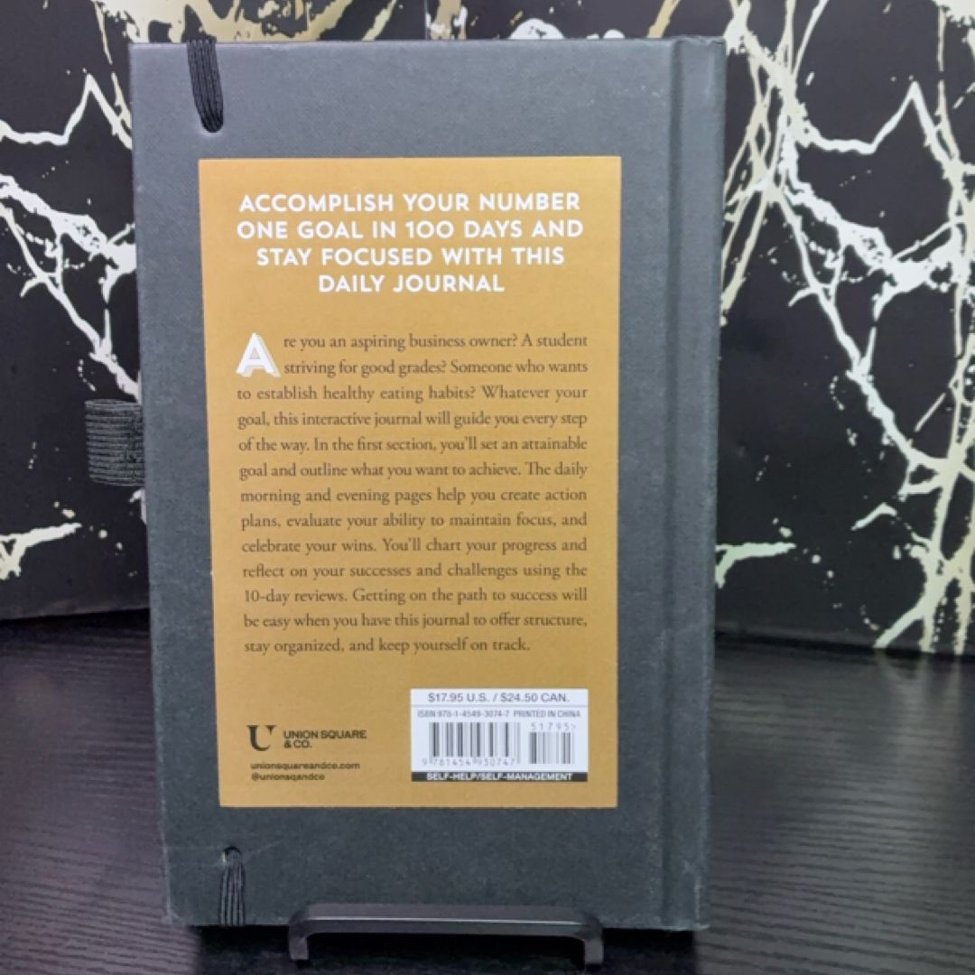 The 100-Day Goal Journal exact copy — photo 3