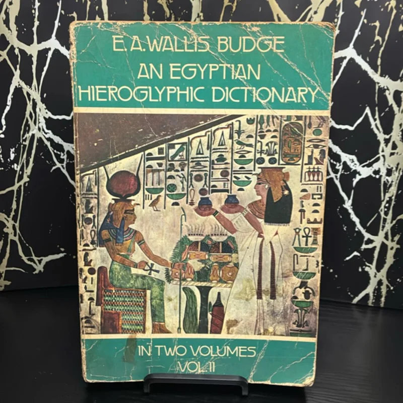 Egyptian Hieroglyphic Dictionary