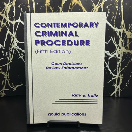 Contemporary Criminal Procedure