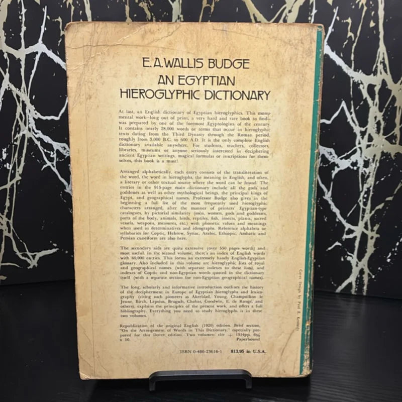 Egyptian Hieroglyphic Dictionary