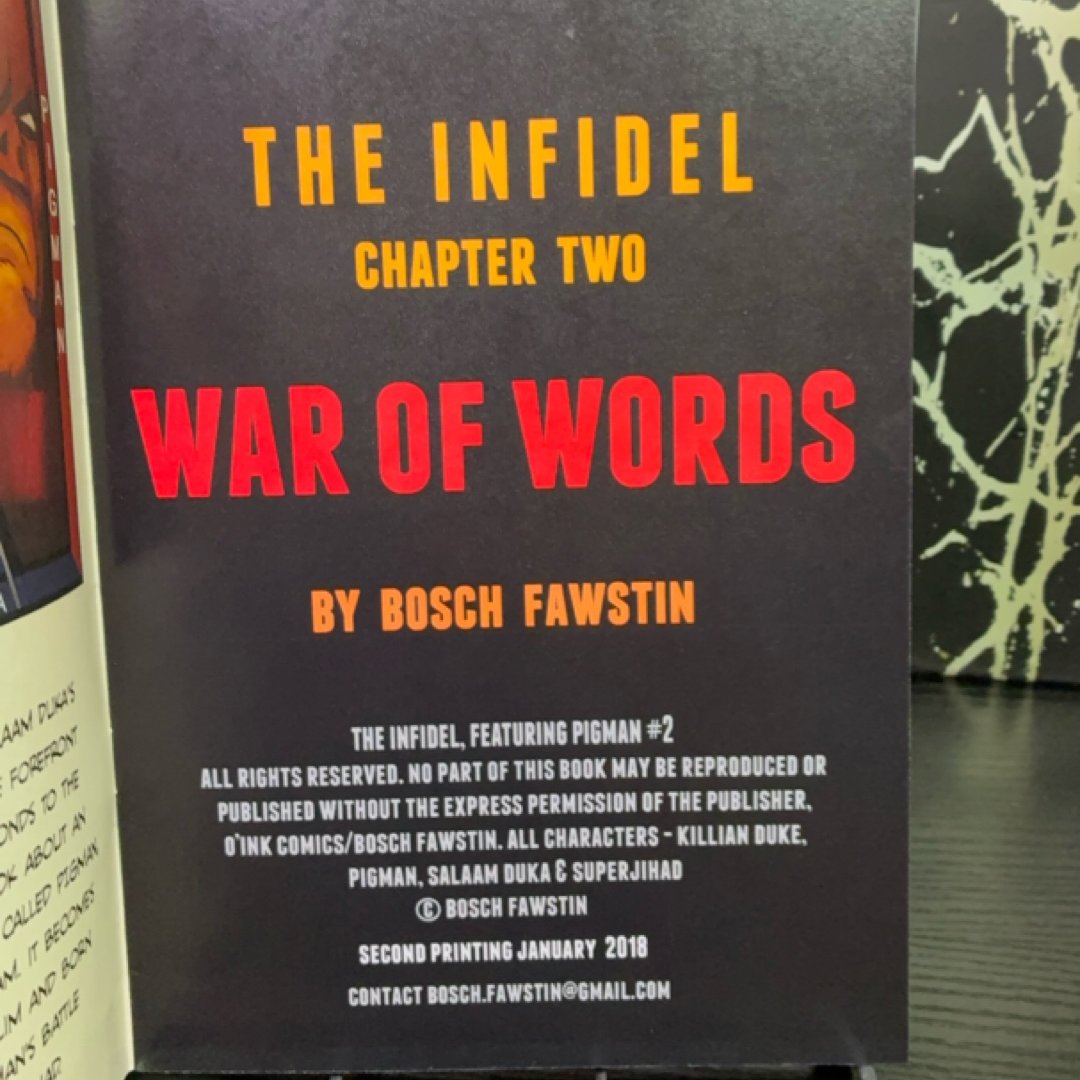 The Infidel, Featuring Pigman #2: War of Words exact copy — photo 4