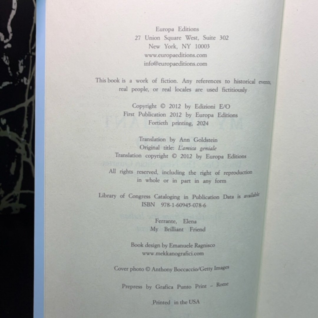 My Brilliant Friend exact copy — photo 7