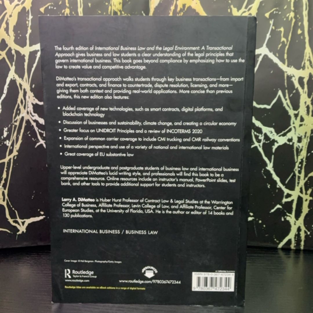 International Business Law and the Legal Environment: A Transactional Approach, 4th Edition exact copy — photo 4
