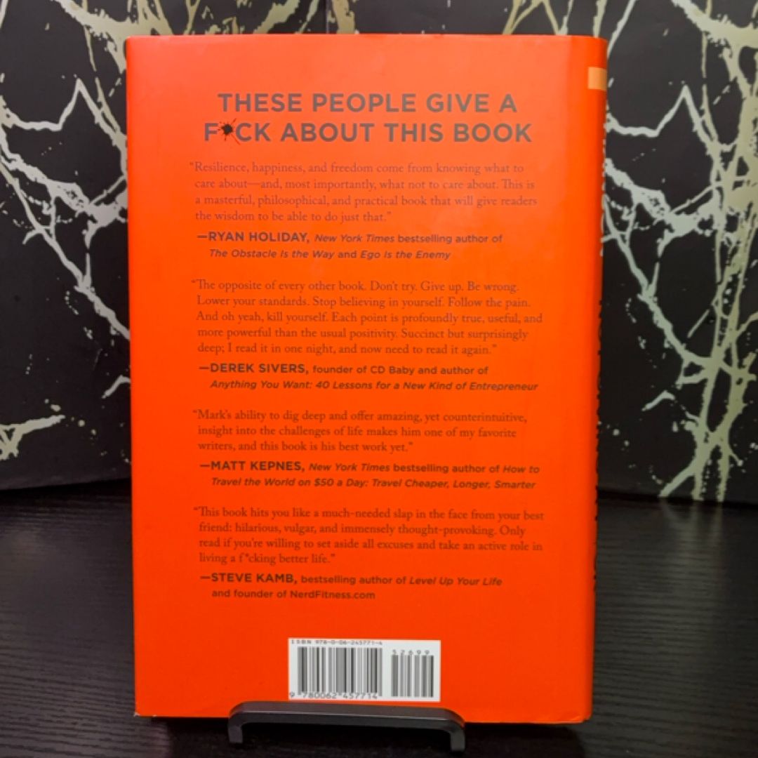 The Subtle Art of Not Giving a F*ck exact copy — photo 3