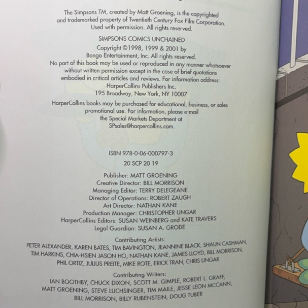 Simpsons Comics Unchained exact copy — photo 7