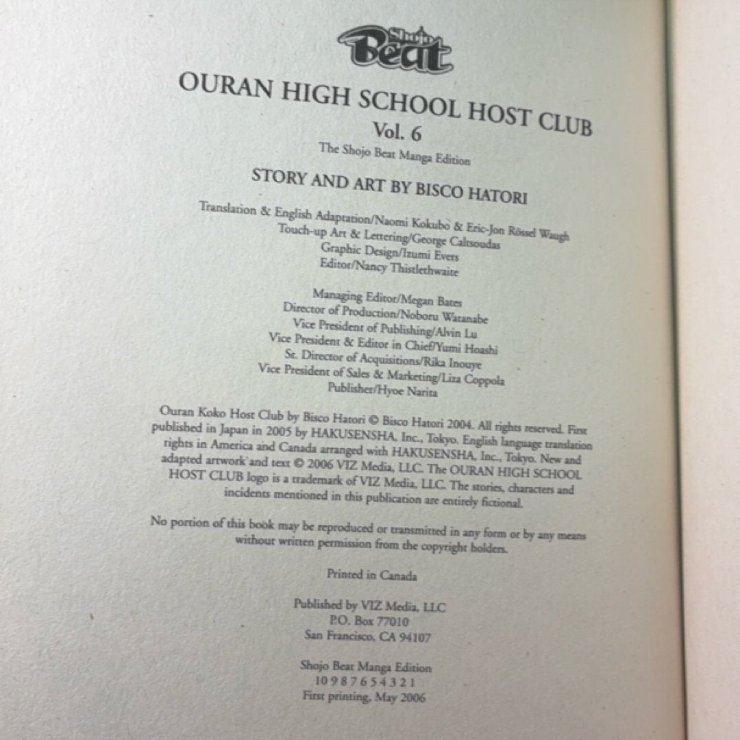 Ouran High School Host Club, Vol. 6 by Bisco Hatori — photo 7