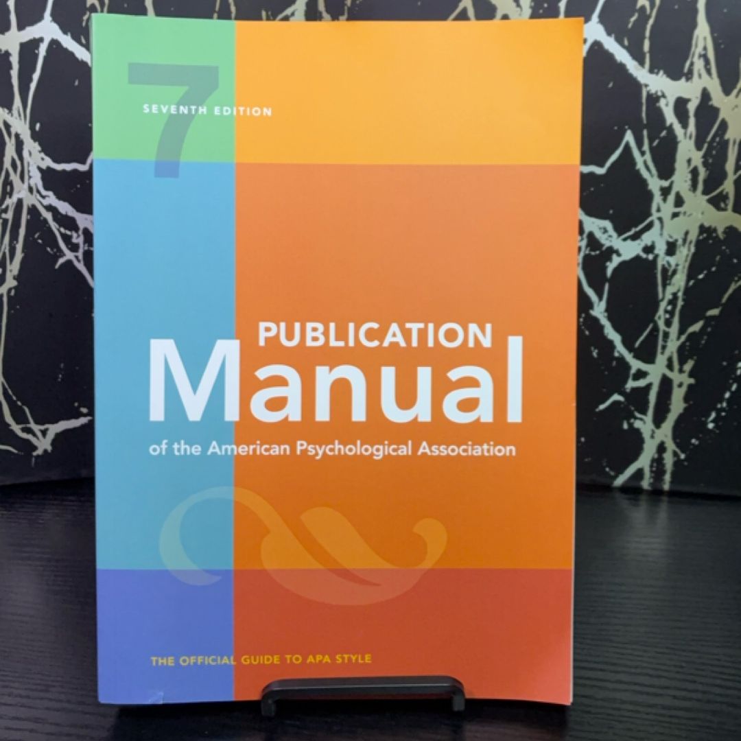 Publication Manual of the American Psychological Association exact copy — photo 1
