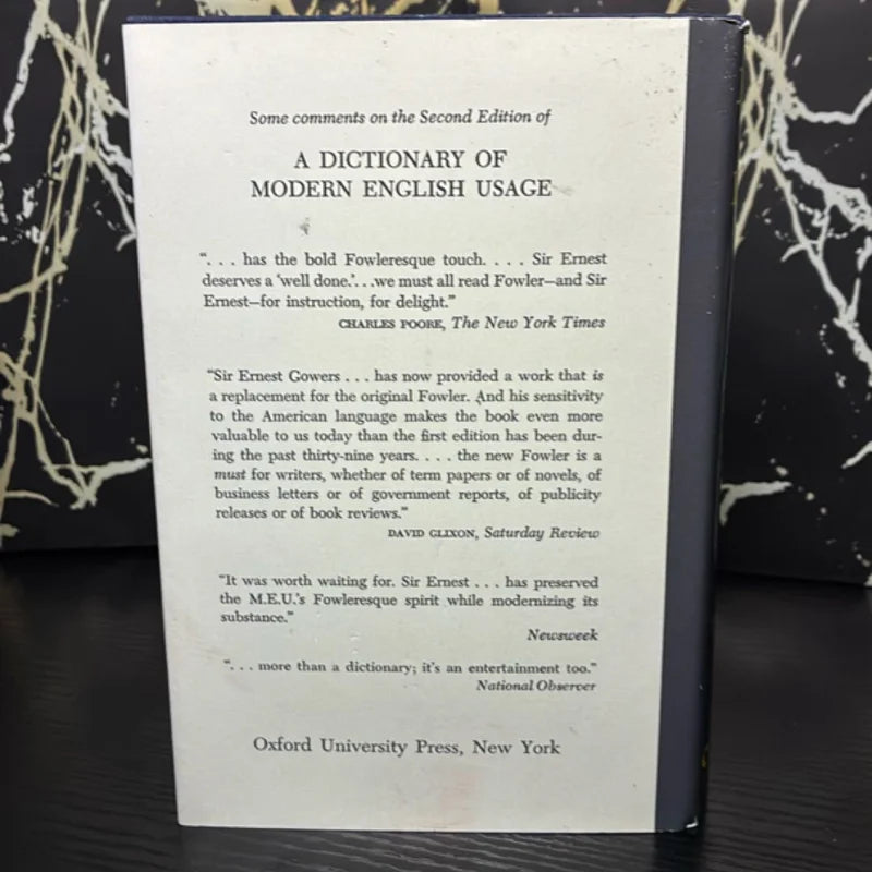 A Dictionary of Modern English